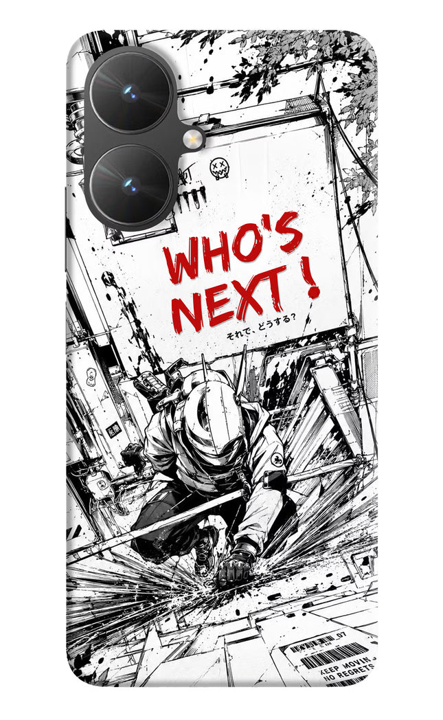 Who's Next Poco M6 5G Hard Case Back Cover by Casekaro