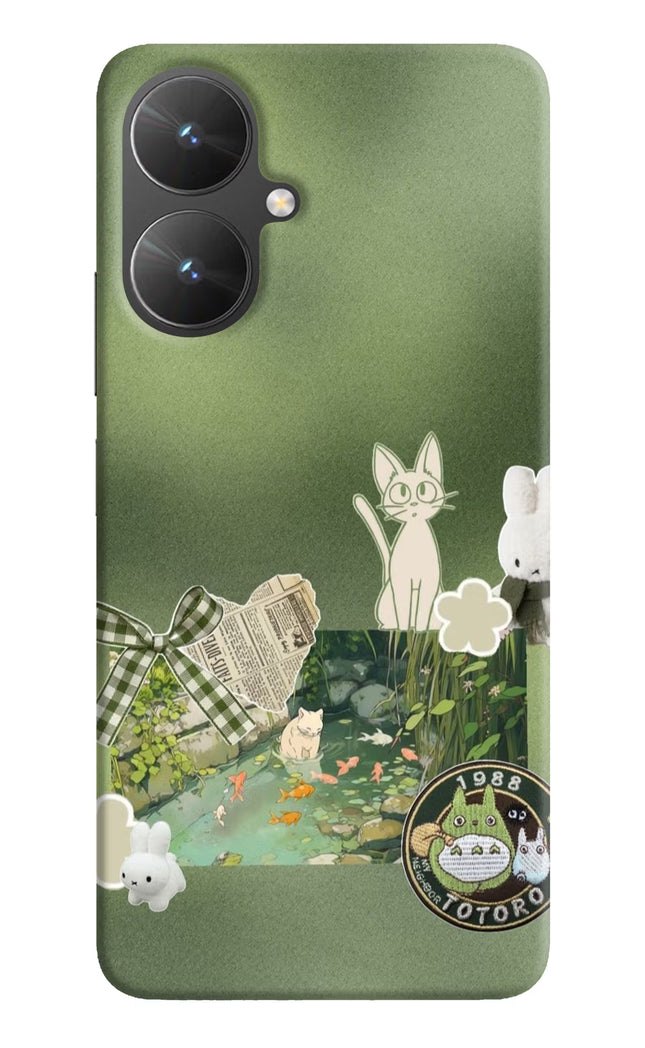 Aesthetic anime Poco M6 5G Hard Case Back Cover by Casekaro