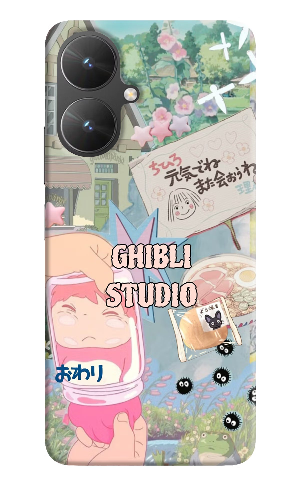 Studio Ghibli Poco M6 5G Back Cover