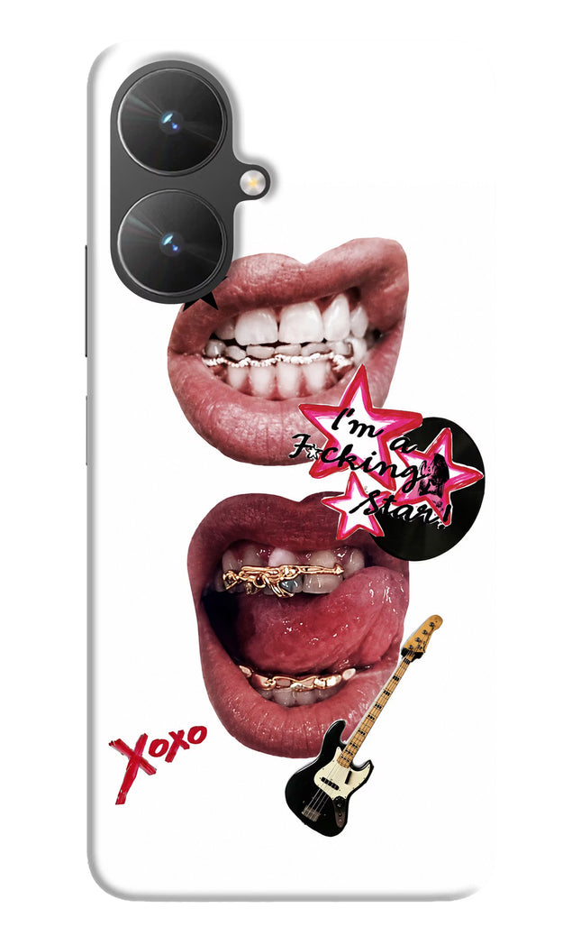 Rockstar Poco M6 5G Hard Case Back Cover by Casekaro
