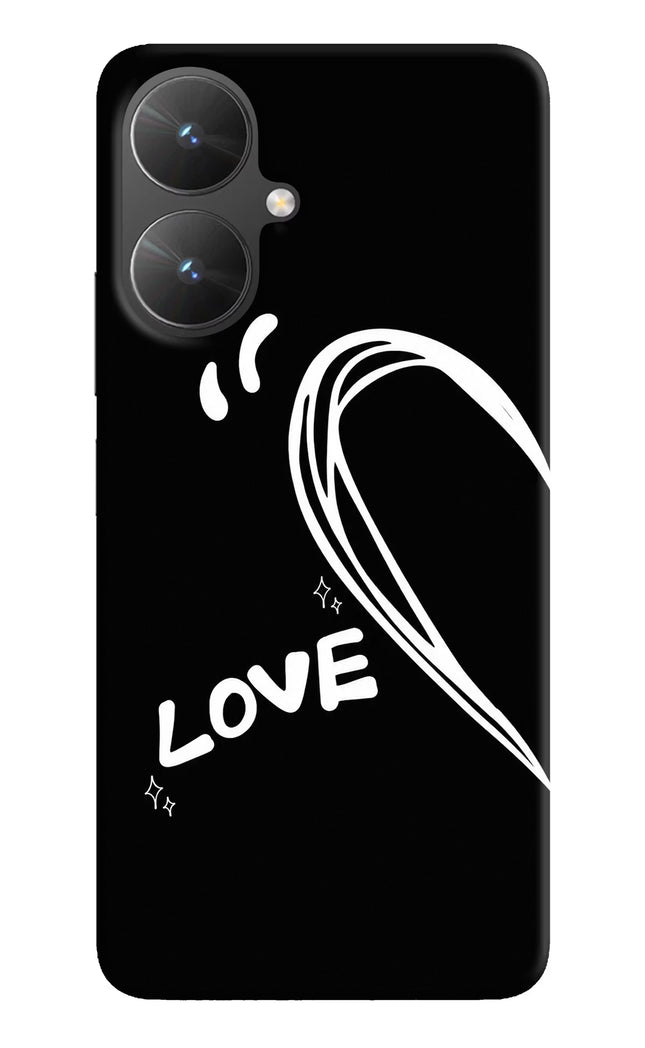 Love Line Poco M6 5G Hard Case Back Cover by Casekaro