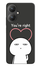 You're Right Poco M6 5G Hard Case Back Cover by Casekaro