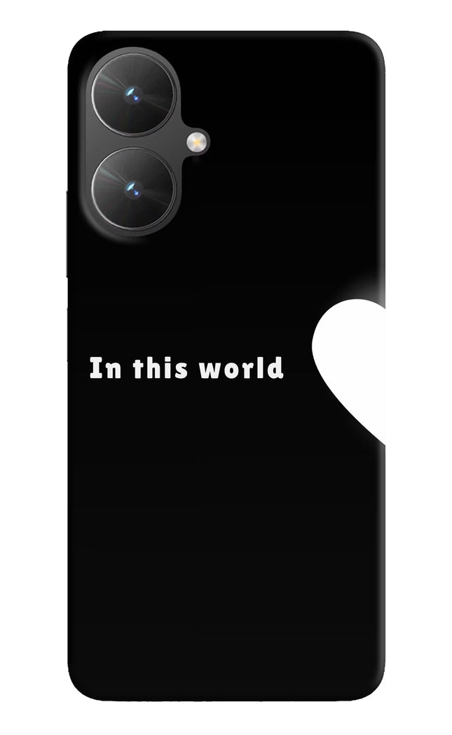 This World Poco M6 5G Hard Case Back Cover by Casekaro