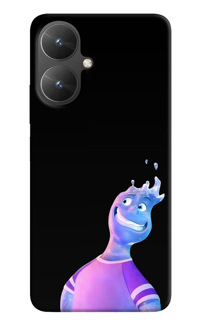 Wade Wave Poco M6 5G Hard Case Back Cover by Casekaro