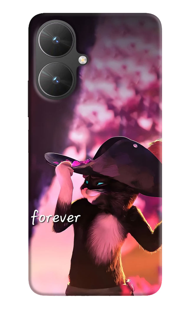Forever Cat Poco M6 5G Hard Case Back Cover by Casekaro