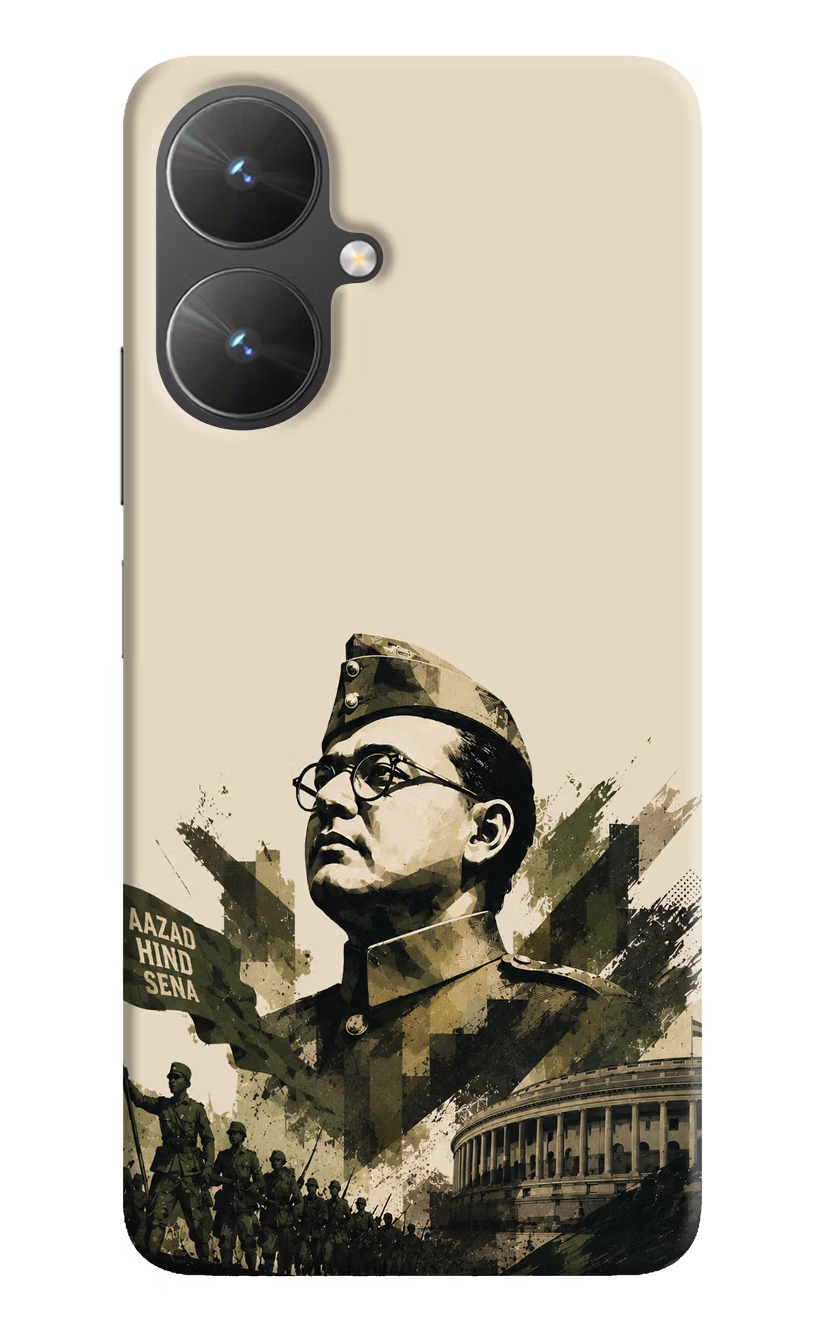 Netaji Rising Poco M6 5G Back Cover