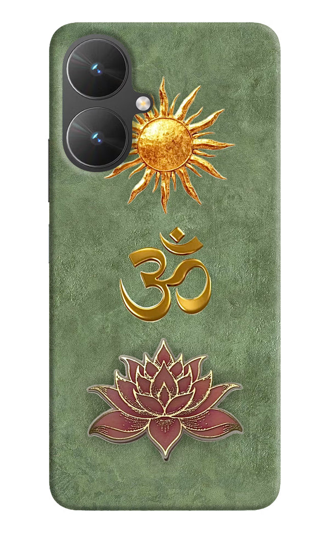 Om & Lotus Poco M6 5G Back Cover