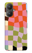 Wavy Grid Poco M6 5G Hard Case Back Cover by Casekaro