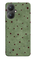 Green Stars Poco M6 5G Hard Case Back Cover by Casekaro