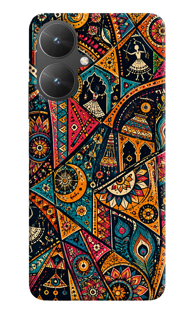 Folk Print Poco M6 5G Hard Case Back Cover by Casekaro