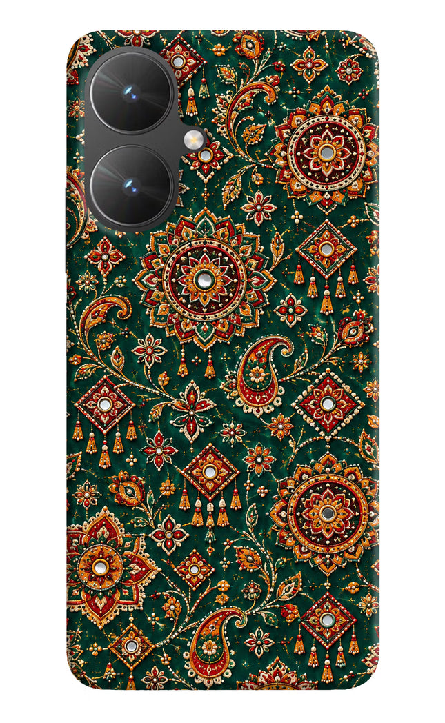 Green Pataka Poco M6 5G Hard Case Back Cover by Casekaro
