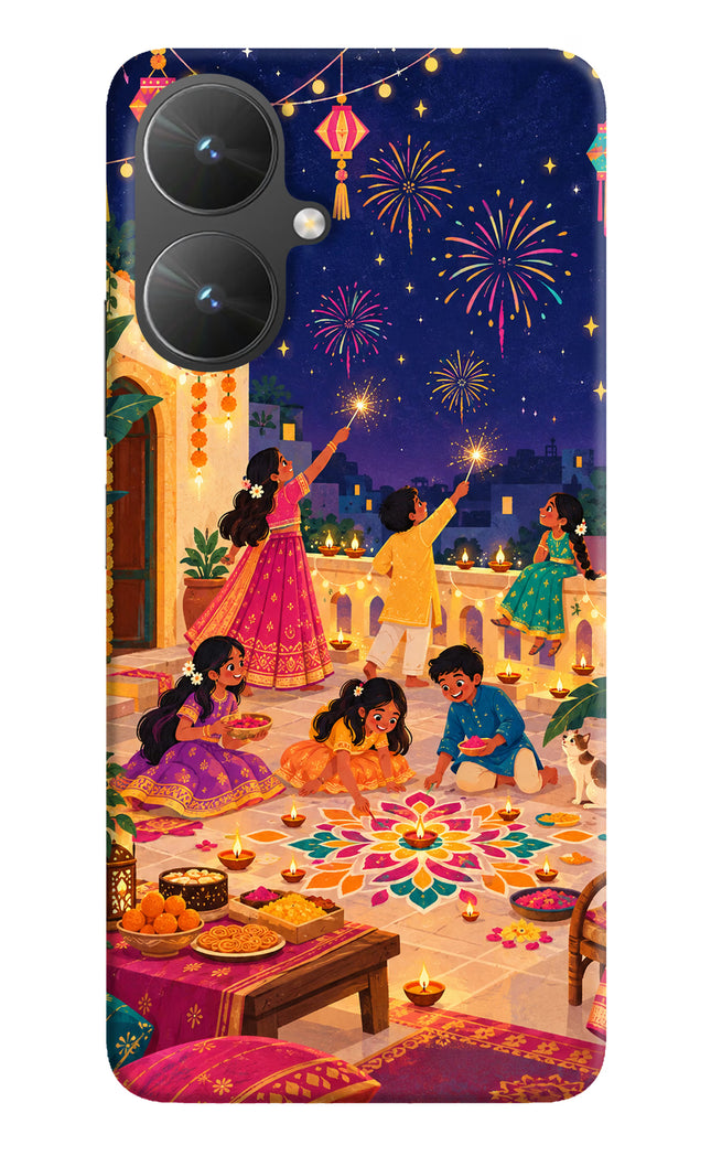 Diwali Night Poco M6 5G Back Cover