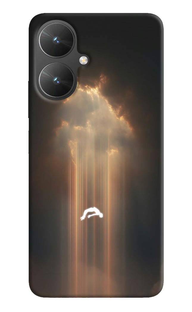Heavenly Beam Poco M6 5G Hard Case Back Cover by Casekaro
