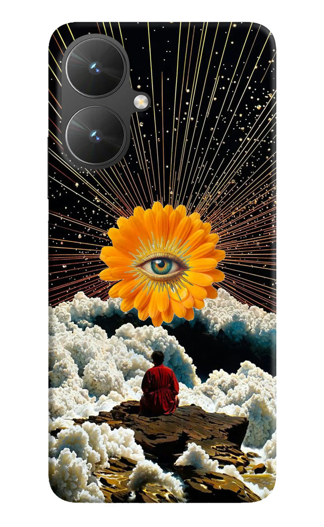 Cosmic Flower Poco M6 5G Hard Case Back Cover by Casekaro