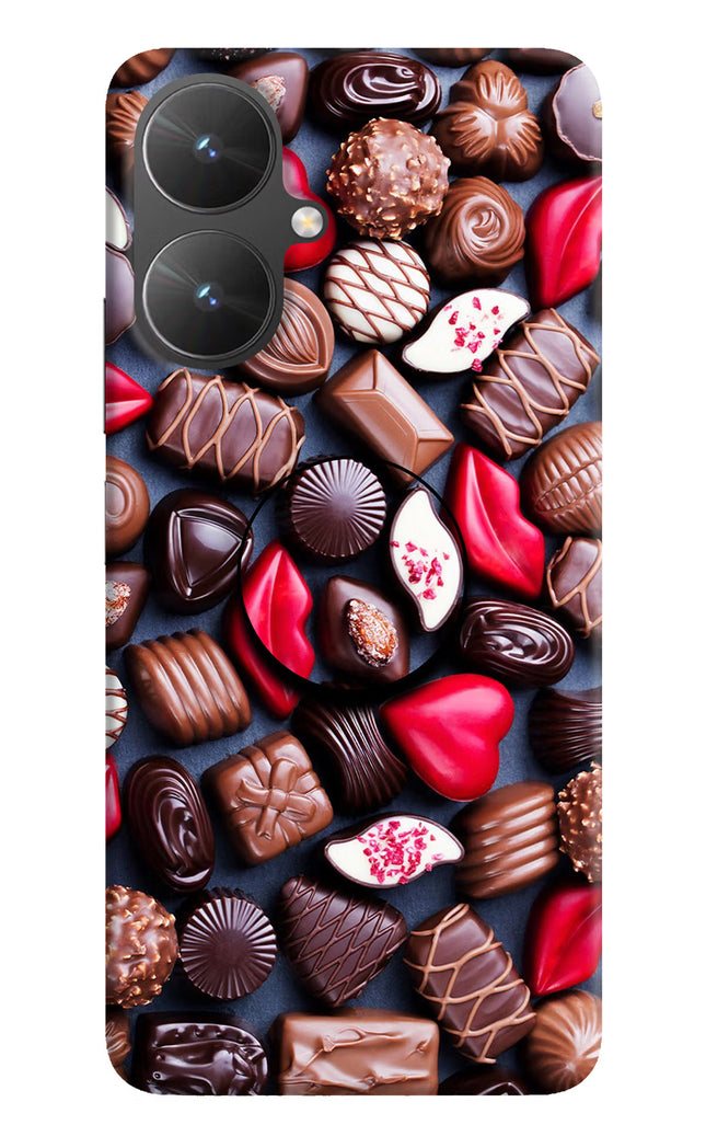 Chocolates Poco M6 5G Pop Case by Casekaro