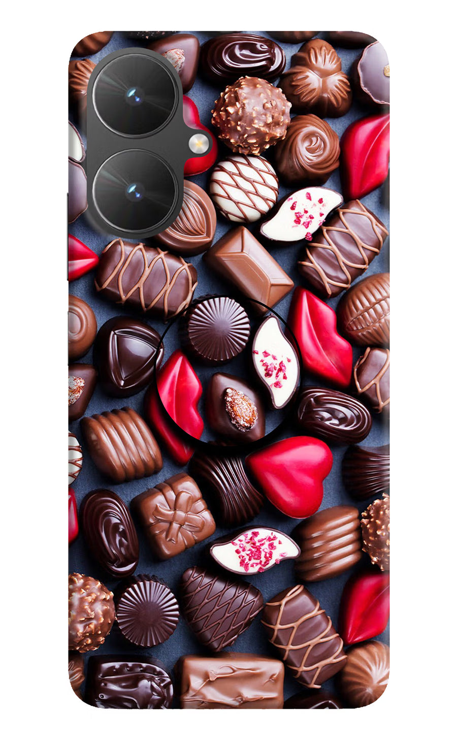 Chocolates Poco M6 5G Pop Case, Hard case
