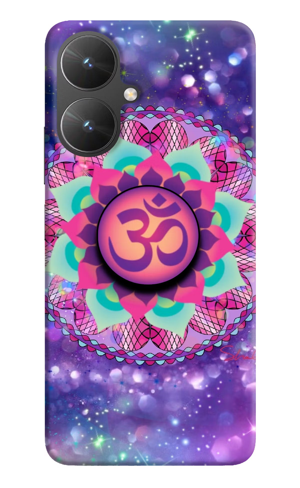 Om Purple Poco M6 5G Pop Case by Casekaro