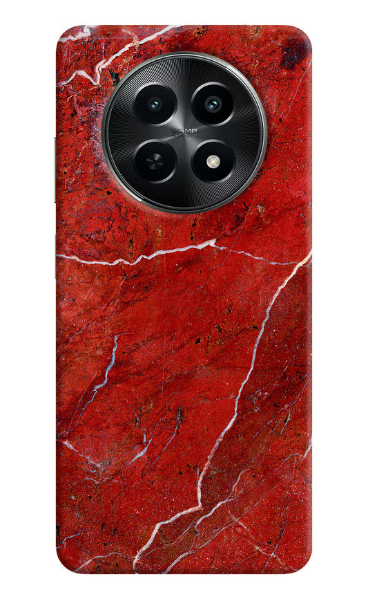 Red Marble Design Realme C65 5G Hard Case Back Cover by Casekaro