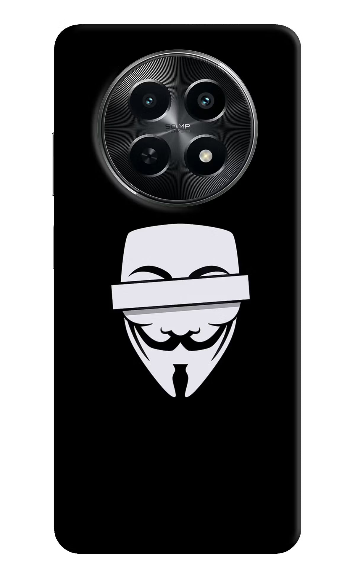 Anonymous Face Realme C65 5G Hard Case Back Cover by Casekaro