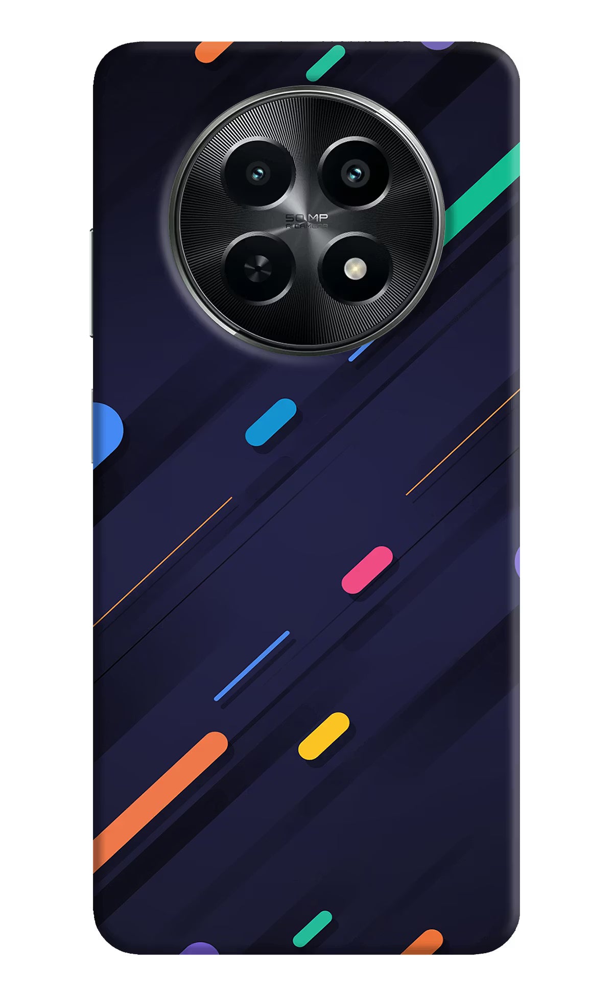 Abstract Design Realme C65 5G Hard Case Back Cover by Casekaro