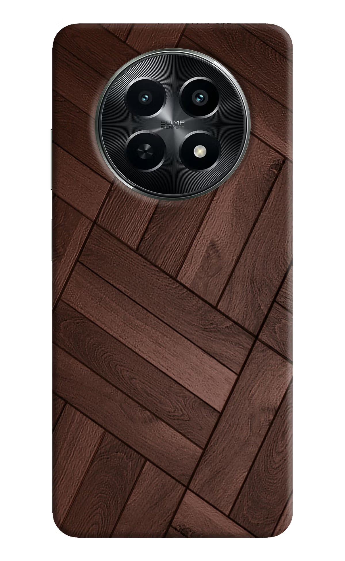 Wooden Texture Design Realme C65 5G Hard Case Back Cover by Casekaro