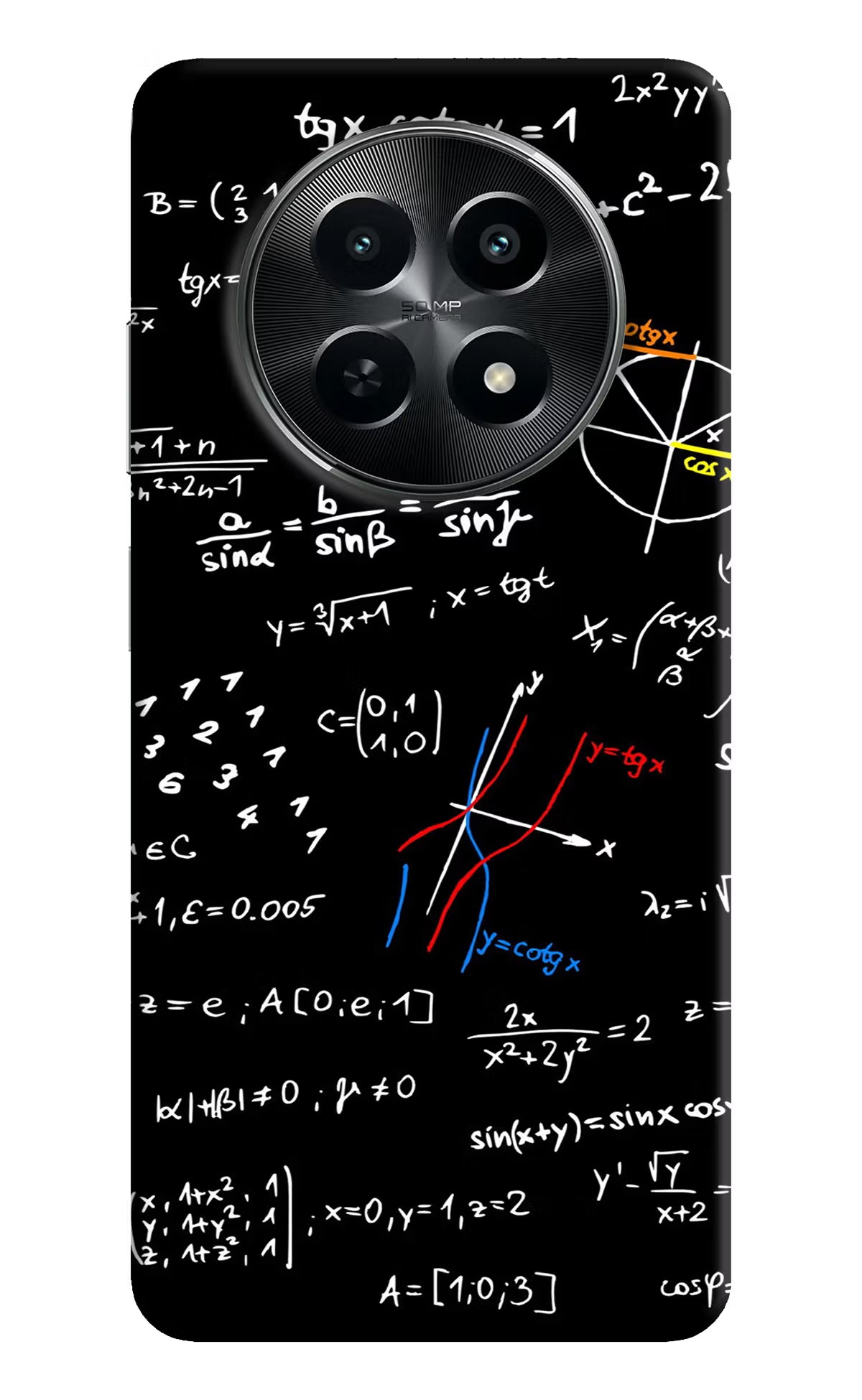 Mathematics Formula Realme C65 5G Hard Case Back Cover by Casekaro