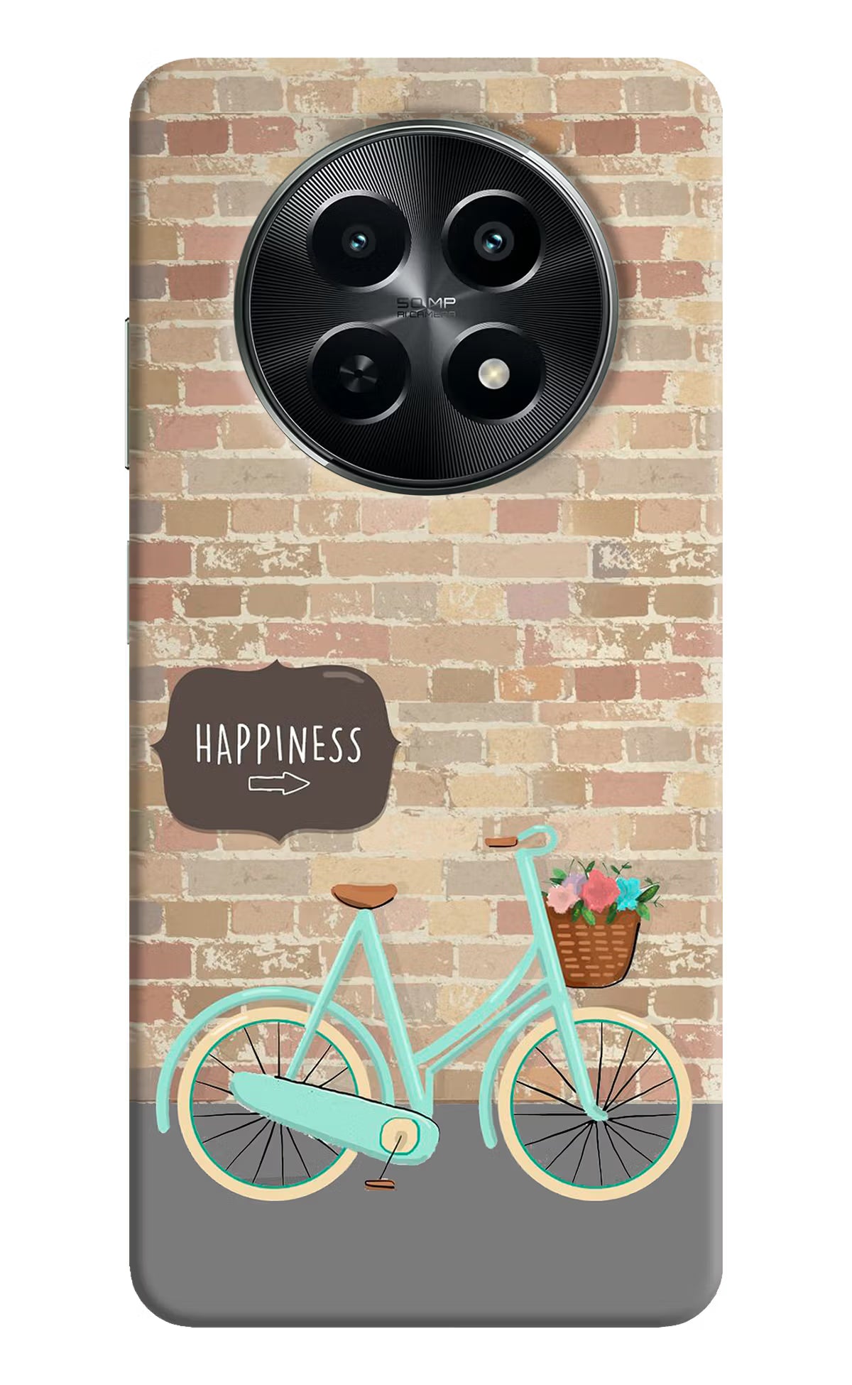 Happiness Artwork Realme C65 5G Hard Case Back Cover by Casekaro