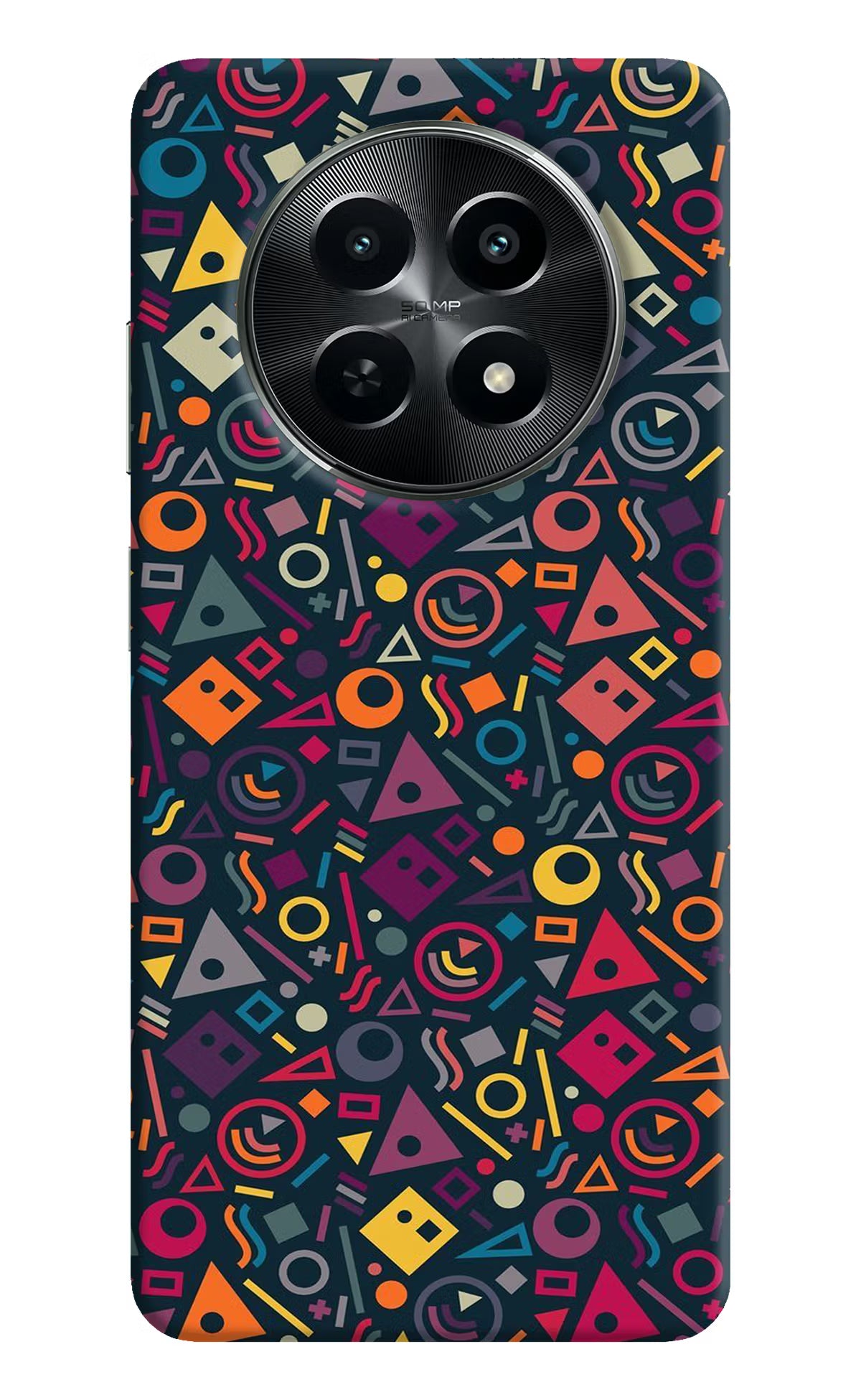 Geometric Abstract Realme C65 5G Hard Case Back Cover by Casekaro