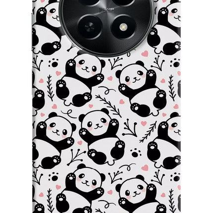 Cute Panda Realme C65 5G Hard Case Back Cover by Casekaro