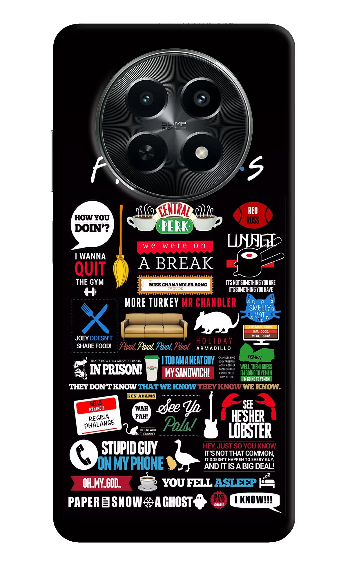 FRIENDS Realme C65 5G Hard Case Back Cover by Casekaro