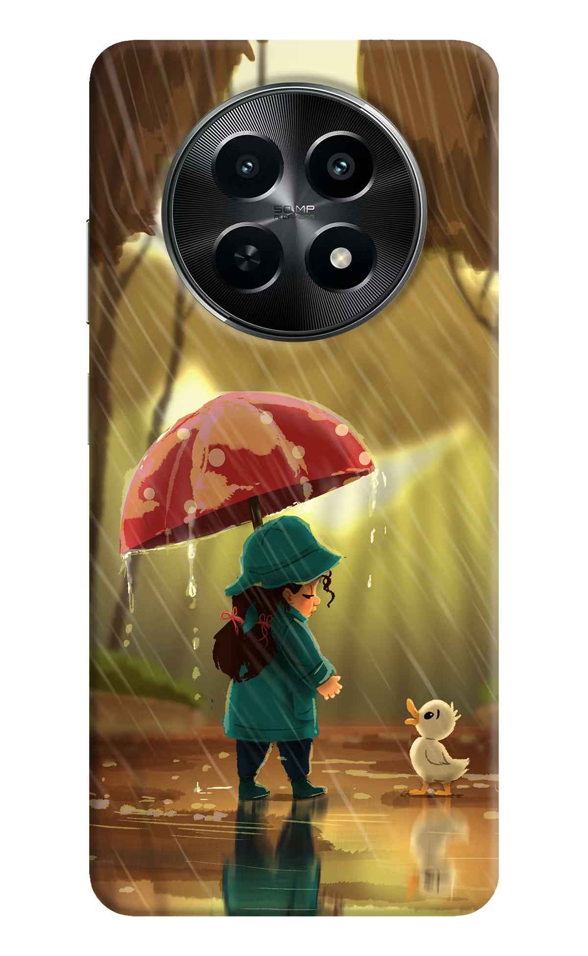 Rainy Day Realme C65 5G Hard Case Back Cover by Casekaro