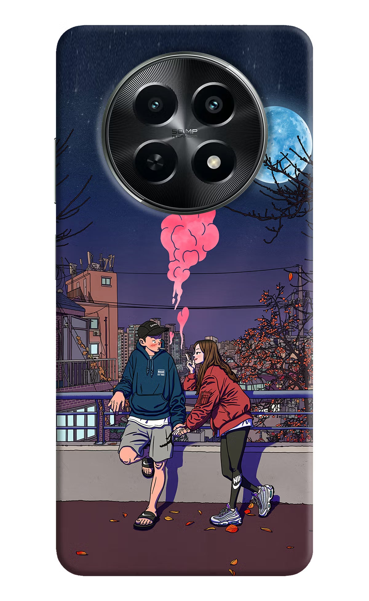 Chilling Couple Realme C65 5G Hard Case Back Cover by Casekaro