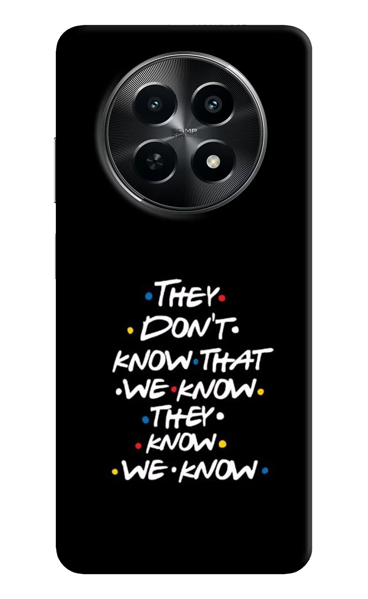 FRIENDS Dialogue Realme C65 5G Hard Case Back Cover by Casekaro