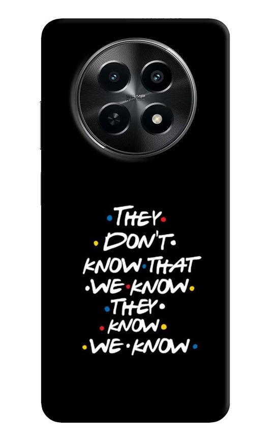 FRIENDS Dialogue Realme C65 5G Hard Case Back Cover by Casekaro