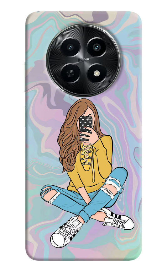 Selfie Girl Realme C65 5G Hard Case Back Cover by Casekaro