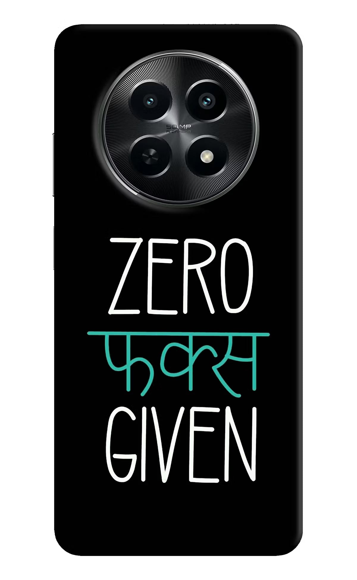 Zero Fucks Given Realme C65 5G Hard Case Back Cover by Casekaro