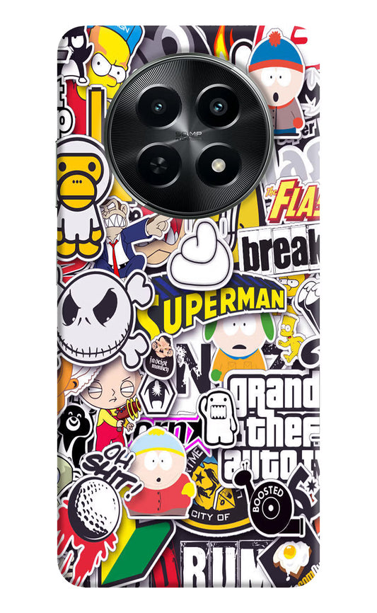 Sticker Bomb Realme C65 5G Hard Case Back Cover by Casekaro