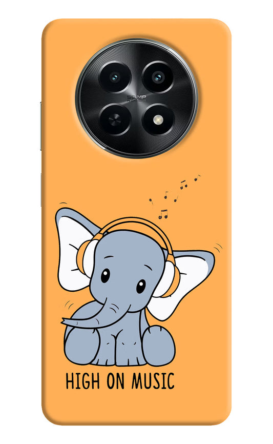 High On Music Realme C65 5G Hard Case Back Cover by Casekaro