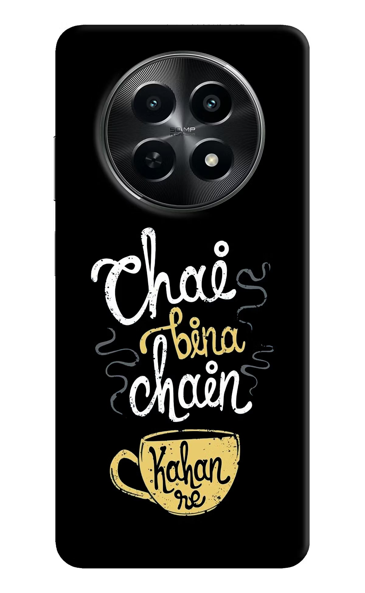 Chai Bina Chain Kaha Re Realme C65 5G Hard Case Back Cover by Casekaro