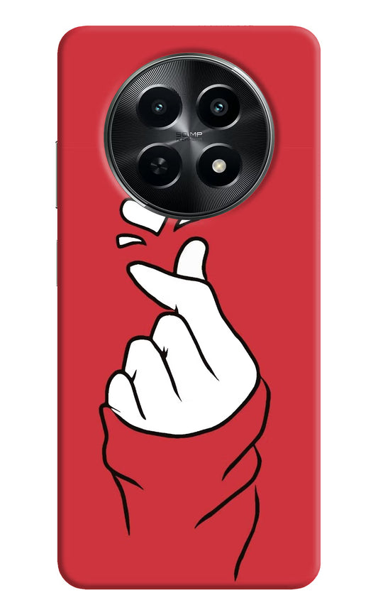Korean Love Sign Realme C65 5G Hard Case Back Cover by Casekaro