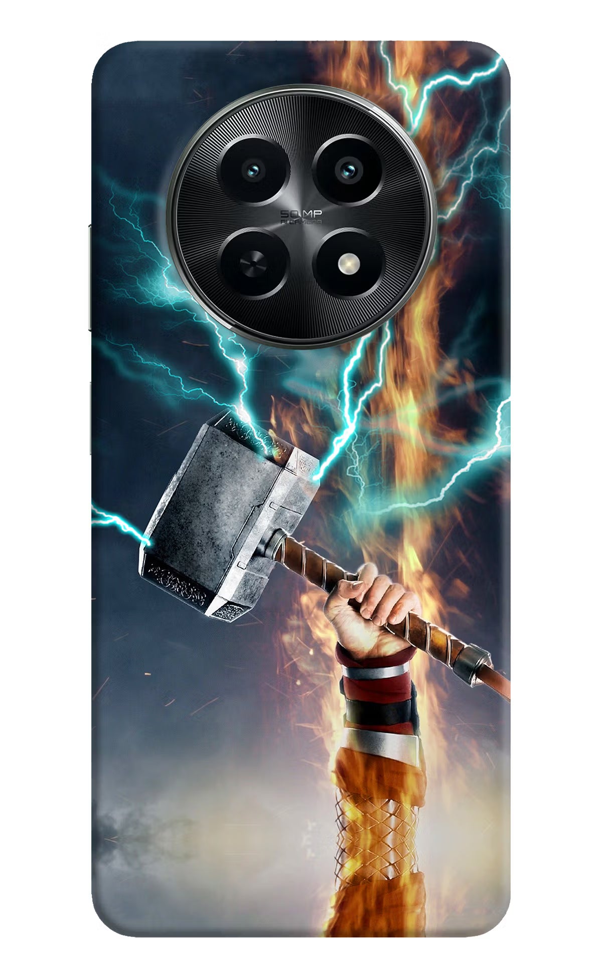 Thor Hammer Mjolnir Realme C65 5G Hard Case Back Cover by Casekaro