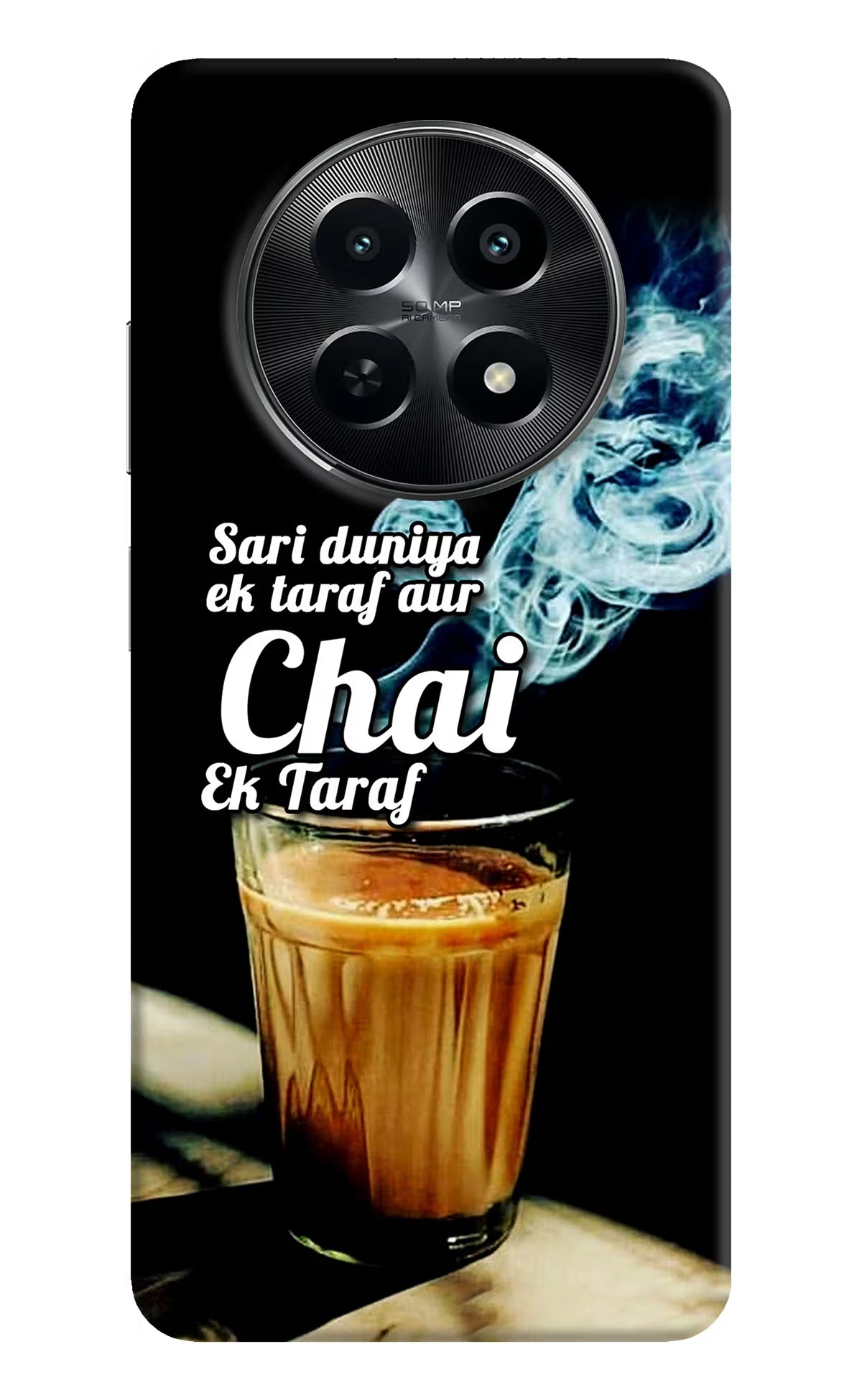Chai Ek Taraf Quote Realme C65 5G Hard Case Back Cover by Casekaro