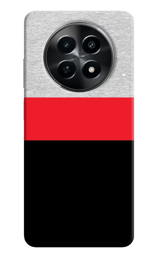 Tri Color Pattern Realme C65 5G Hard Case Back Cover by Casekaro