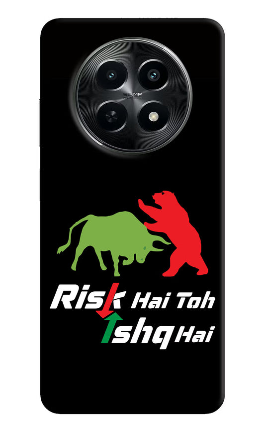 Risk Hai Toh Ishq Hai Realme C65 5G Hard Case Back Cover by Casekaro
