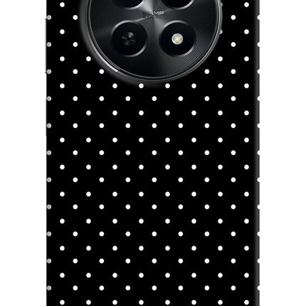 White Dots Realme C65 5G Hard Case Back Cover by Casekaro