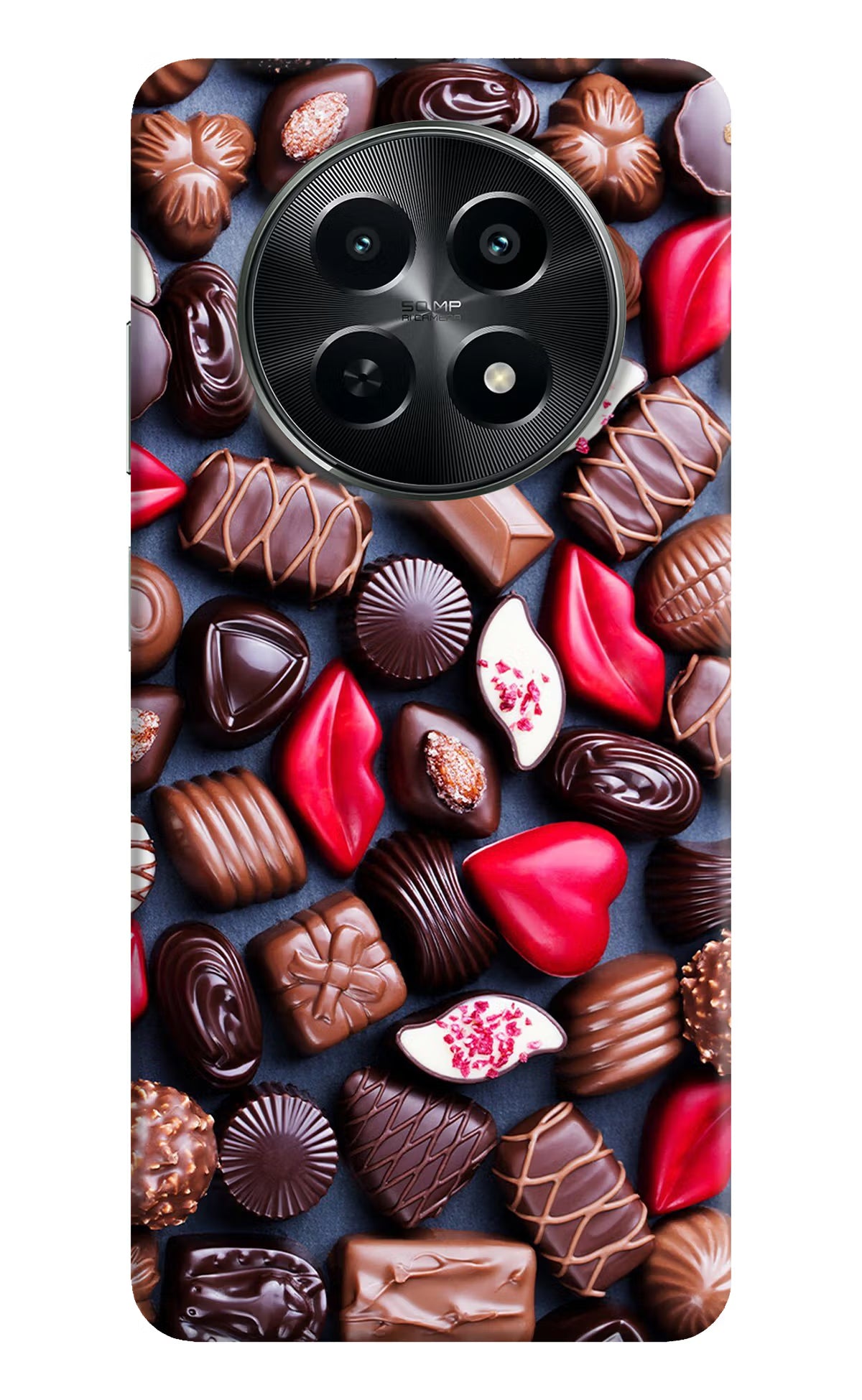 Chocolates Realme C65 5G Hard Case Back Cover by Casekaro