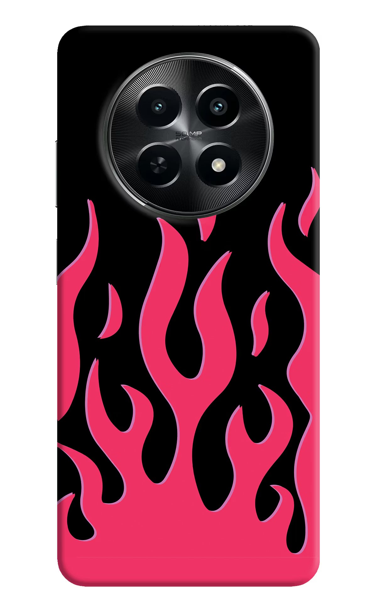 Fire Flames Realme C65 5G Hard Case Back Cover by Casekaro