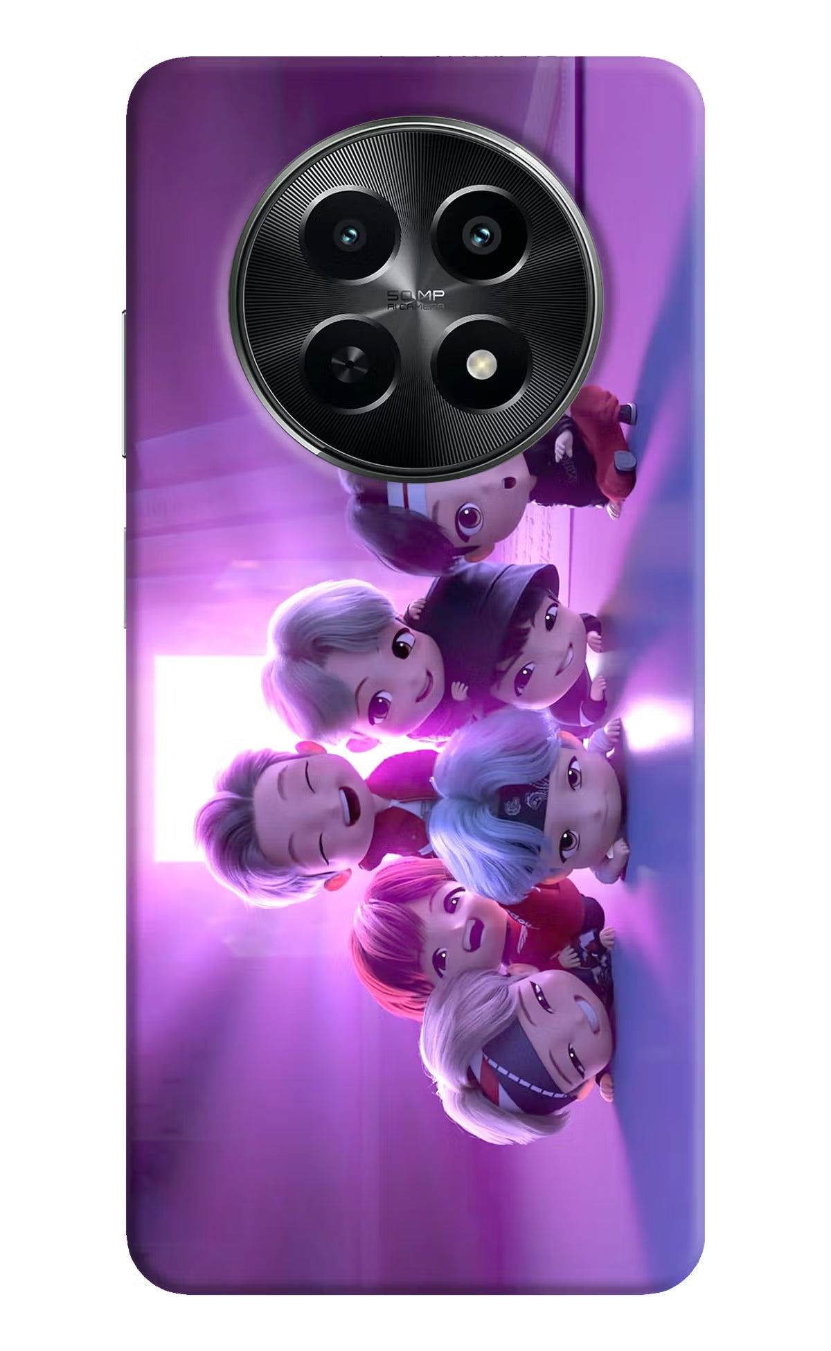 BTS Chibi Realme C65 5G Hard Case Back Cover by Casekaro