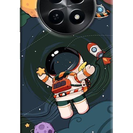 Cartoon Astronaut Realme C65 5G Hard Case Back Cover by Casekaro