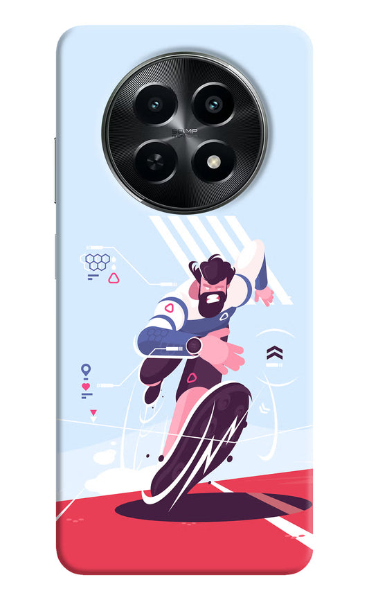 Run Pro Realme C65 5G Hard Case Back Cover by Casekaro